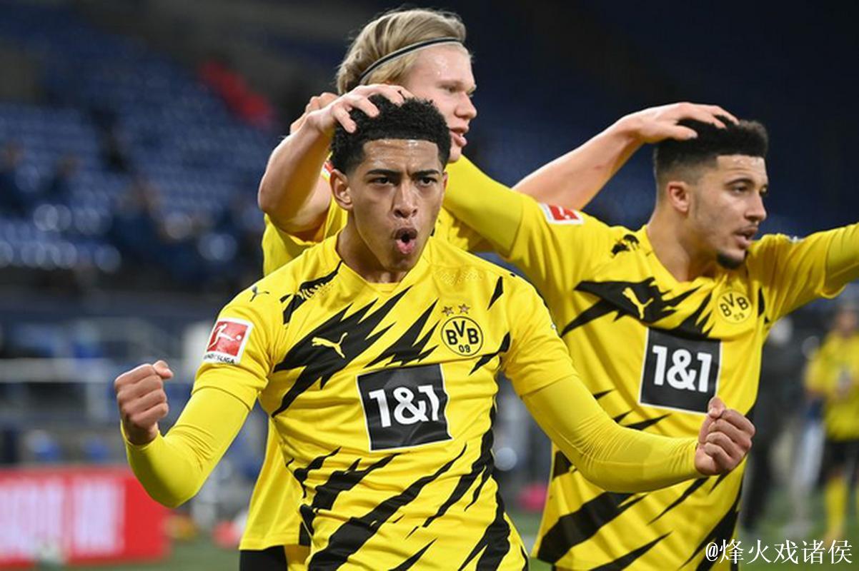 多特队史最贵阵容：哈兰德领衔，贝林厄姆与桑乔入选
